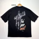 Oversized Preta Cruz Foi Por Você!