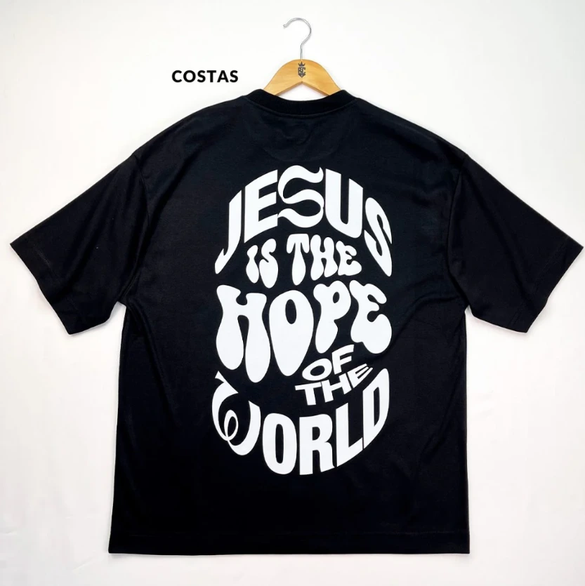 Oversized Preta Jesus Is The Hope Of The World